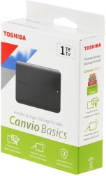 Жесткий диск Toshiba USB 3.0 1Tb HDTB510EK3AA Canvio Basics 2.5&amp;quot; черный