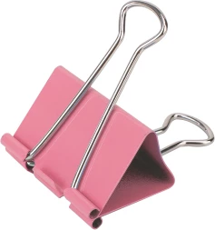 Зажимы Deli E8552A металл 41мм ассорти (упак.:24шт) пластиковая коробка