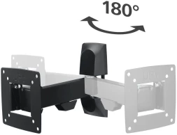 Кронштейн для телевизора Hama 00220820 черный 10&amp;quot;-26&amp;quot; макс.15кг настенный поворот и наклон