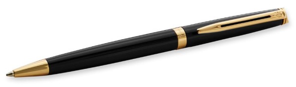 Ручка шариков. Waterman Hemisphere (CWS0920770) Matte Black GT M син. черн. подар.кор.