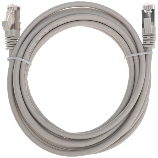 Патч-корд Rexant 02-0110-3 F/UTP RJ-45 вил.-вилка RJ-45 кат.5E 3м серый LSZH