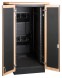 Шкаф коммутационный Lanmaster Soundproof (LAN-DC-CBSP-24U-WD) напольный 24U 750x1130мм пер.дв. с шумоизол. 2 бок.пан. без задн.дв. 1000кг 186кг с вентилятором