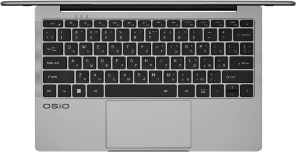 Ноутбук Osio FocusLine F140i-008 Core i5 1235U 16Gb SSD512Gb Intel Iris Xe graphics 14&amp;quot; IPS FHD (1920x1080) без ОС grey WiFi BT Cam 6000mAh