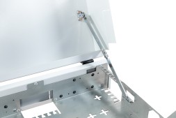 Шкаф коммутационный NTSS (NTSS-SOHO5U) настенный 5U 520x140мм пер.дв.стекл несъемн.бок.пан. 80кг белый 11кг 480мм IP20 металл