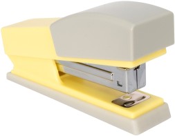 Степлер Kw-Trio 055X6-YEL Swing Standing 24/6 26/6 (20листов) желтый 100скоб пластик коробка