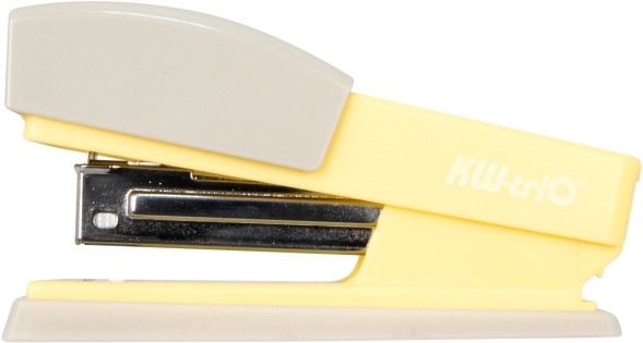 Степлер Kw-Trio 055X6-YEL Swing Standing 24/6 26/6 (20листов) желтый 100скоб пластик коробка