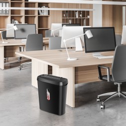 Шредер Cactus CS-SH-A1 (секр.Р-2) ленты 6лист. 8лтр.