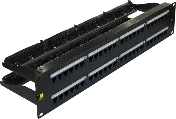 Патч-панель Lanmaster LAN-PPN48U6 19&amp;quot; 2U 48xRJ45 кат.6 UTP