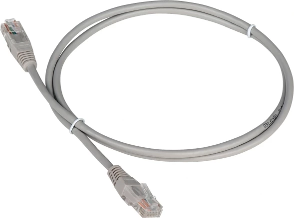 Патч-корд Lanmaster TWT-45-45-2.0-GY UTP RJ-45 вил.-вилка RJ-45 кат.5E 2м серый ПВХ (уп.:1шт)