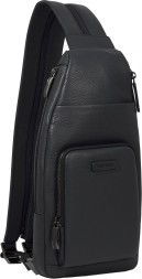 Рюкзак слинг Piquadro Modus Special CA5577MOS/N черный натур.кожа