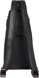 Рюкзак слинг Piquadro Modus Special CA5577MOS/N черный натур.кожа