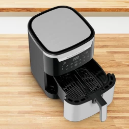 Аэрогриль Tefal EY801D15 6.5л 1830Вт серебристый (7211419677)
