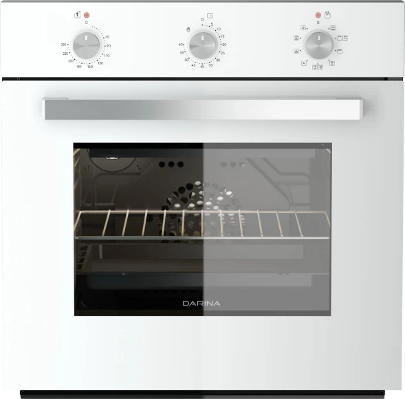 Духовой шкаф Электрический Darina 1U BDE 111 707 W белый/белый