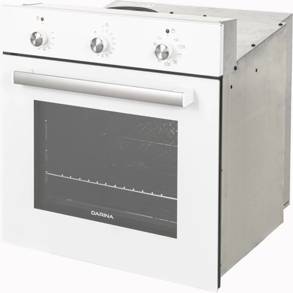 Духовой шкаф Электрический Darina 1U BDE 111 707 W белый/белый