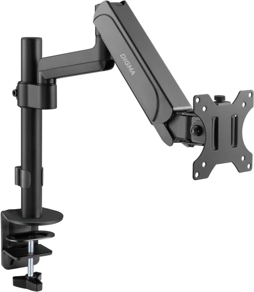Кронштейн для мониторов ЖК Digma D-MM201 черный 17&amp;quot;-32&amp;quot; макс.9кг крепление к столешнице поворот и наклон