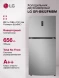 Холодильник LG GR-B922FMBM 2-хкамерн. серый инвертер