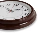 Часы настенные аналоговые Бюрократ WALLC-R85P D35см коричневый/белый (WALLC-R85P35/BROWN)