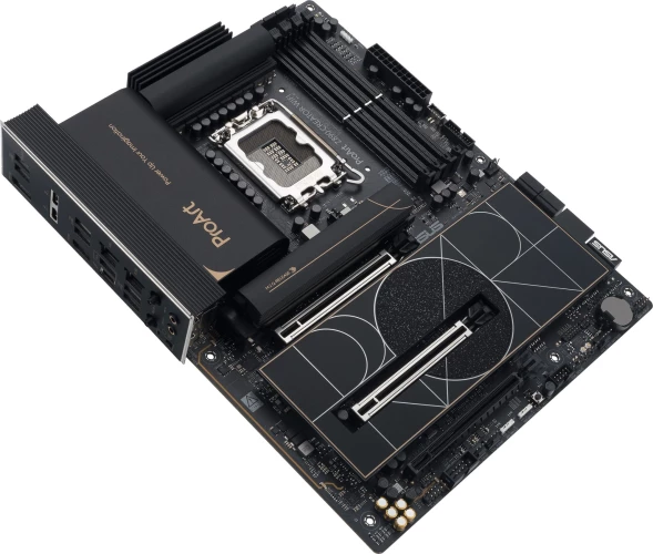 Материнская плата Asus PROART Z890-CREATOR WIFI Soc-1851 Intel Z890 4xDDR5 ATX AC`97 8ch(7.1) 1 x 10Gigabit + 1 x 2.5Gigabit RAID+HDMI+DP