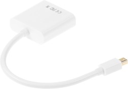 Переходник miniDisplayPort (m) VGA (f) белый