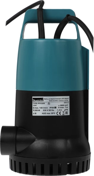 Насос дренажный Makita PF0300 300Вт 8400л/час центробежный
