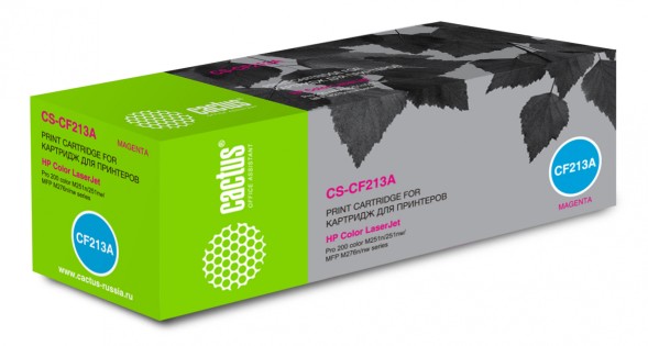 Картридж лазерный Cactus CS-CF213A CF213A пурпурный (1800стр.) для HP LJ Pro 200 M251/M276