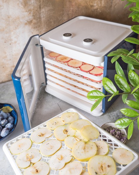 Сушка для фруктов и овощей Starwind SFD6431 6под. 400Вт синий