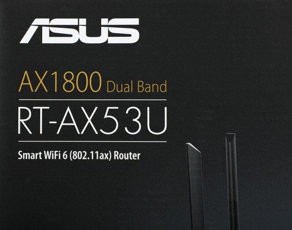 Роутер беспроводной Asus RT-AX53U AX1800 10/100/1000BASE-TX/4G ready черный