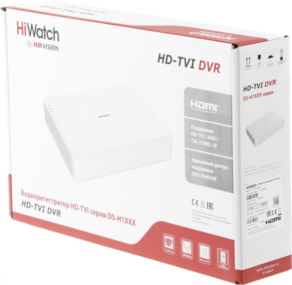 Видеорегистратор HiWatch DS-H116GA(B)