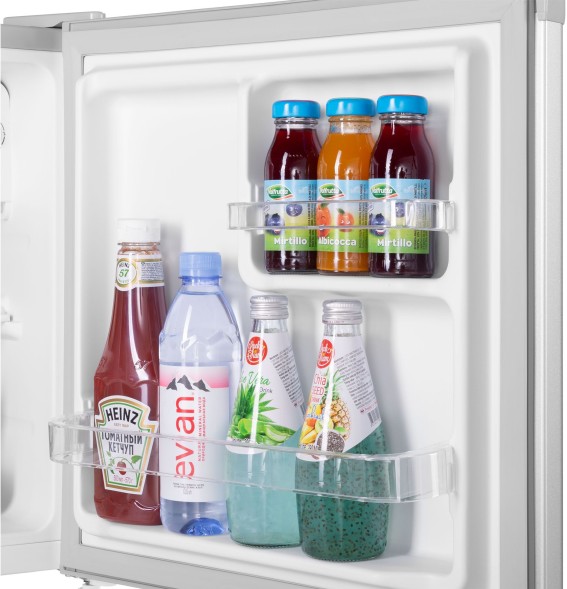 Холодильник Maunfeld MFF50SL 1-нокамерн. серебристый мат.