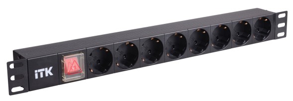 Блок распределения питания ITK PH12-8D3 гор.размещ. 8xSchuko базовые 10A C14