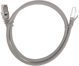 Патч-корд Rexant 02-0210-1 F/UTP RJ-45 вил.-вилка RJ-45 кат.6 1м серый LSZH