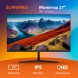 Монитор SunWind 27&amp;quot; SM-27QI201 черный IPS LED 16:9 HDMI M/M матовая 300cd 178гр/178гр 2560x1440 75Hz G-Sync DP 2K 4.3кг