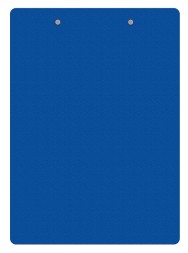 Папка-планшет Бюрократ -PD6004/BLUE A4 пластик 1.2мм синий