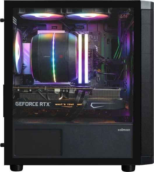 Корпус Zalman M4 SE черный без БП mATX 6x120mm 2xUSB2.0 1xUSB3.0 audio bott PSU