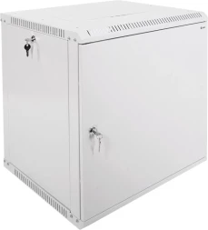 Шкаф коммутационный ЦМО (ШРН-12.500.1) настенный 12U 600x529мм пер.дв.стал.лист 200кг серый 470мм 18кг 180град. 612мм металл