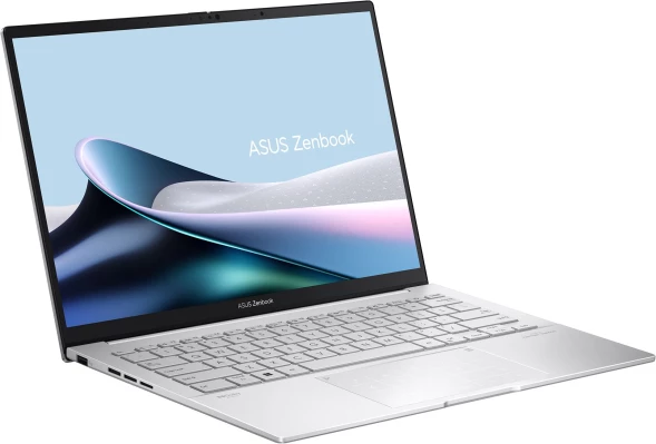 Ноутбук Asus Zenbook 14 OLED UX3405MA-QD993 Core Ultra 9 185H 16Gb SSD512Gb Intel Arc 14&amp;quot; OLED FHD+ (1920x1200) без ОС silver WiFi BT Cam Bag (90NB11R2-M01SV0)