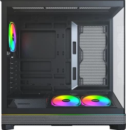 Корпус Montech Sky 3 черный без БП ATX 5x120mm 5x140mm 2xUSB3.0 audio bott PSU