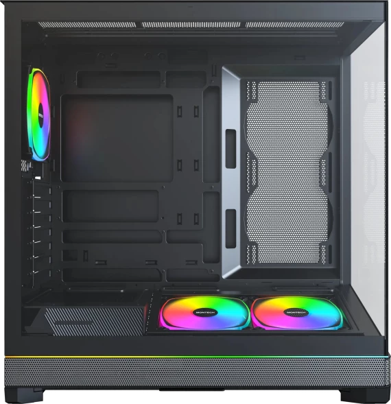 Корпус Montech Sky 3 черный без БП ATX 5x120mm 5x140mm 2xUSB3.0 audio bott PSU