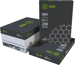Бумага Cactus CS-LPSRA3200250 SRA3/200г/м2/250л./белый CIE170% для лазерной печати