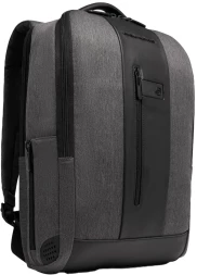 Рюкзак мужской Piquadro Brief2 CA4818BR2/GRN серый/черный нейлон/натур.кожа