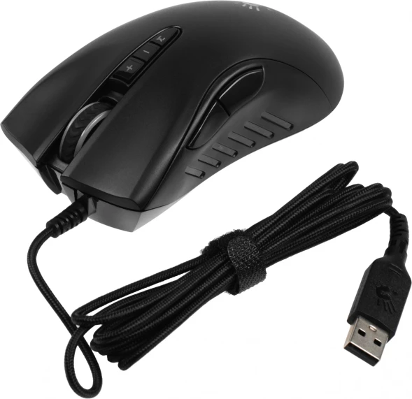 Мышь A4Tech Bloody ES5 черный оптическая (3200dpi) USB (8but)