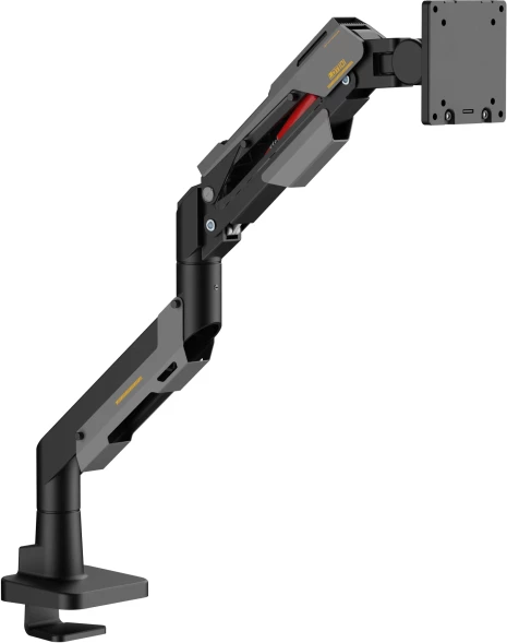 Кронштейн для мониторов Ultramounts UM743BG черный/серый 24&amp;quot;-57&amp;quot; макс.30кг крепление к столешнице поворот и наклон