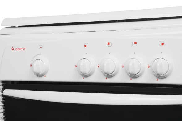 Плита Газовая Gefest ПГ 1200-С7 К38 белый (металлическая крышка) реш.сталь