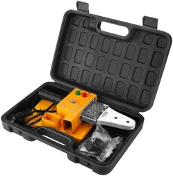 Сварочный аппарат для пластиковых труб Deko RPPWM1600W 1.6кВт Тмакс.:300 парн.насад. 3насад. (кейс в компл.) (083-3008)