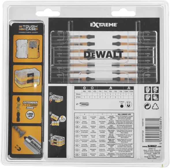 Набор бит DeWalt DT70734T-QZ (29пред.) для шуруповертов