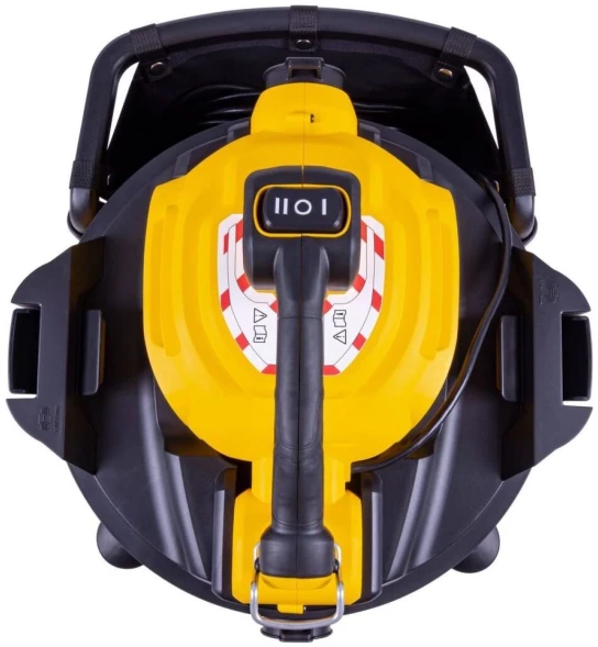 Строительный пылесос DeWalt DXV234P 1080Вт (уборка: сухая/влажная/выдув/сбор воды) желтый