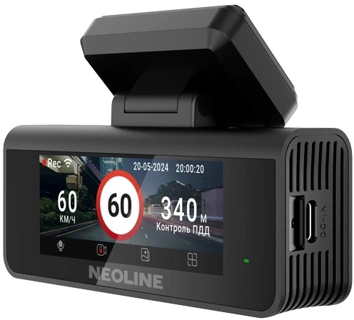 Видеорегистратор Neoline Argus Dual черный 2160x3840 140гр. GPS внутренняя память:256Mb карта в комплекте:64Gb Sigmastar SSG86296