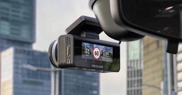 Видеорегистратор Neoline Argus Dual черный 2160x3840 140гр. GPS внутренняя память:256Mb карта в комплекте:64Gb Sigmastar SSG86296