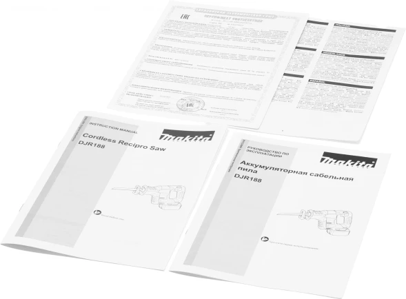 Сабельная пила Makita DJR188Z аккум. 3000ход/мин