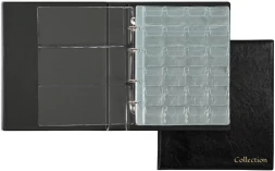 Папка на 4-х D-кольцах Silwerhof Create верт. ПВХ 0.6мм черный